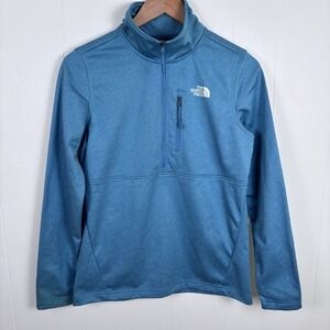 The North Face 1/2 Zip Stretch Running Jacket Blue Women's Size‎ Small